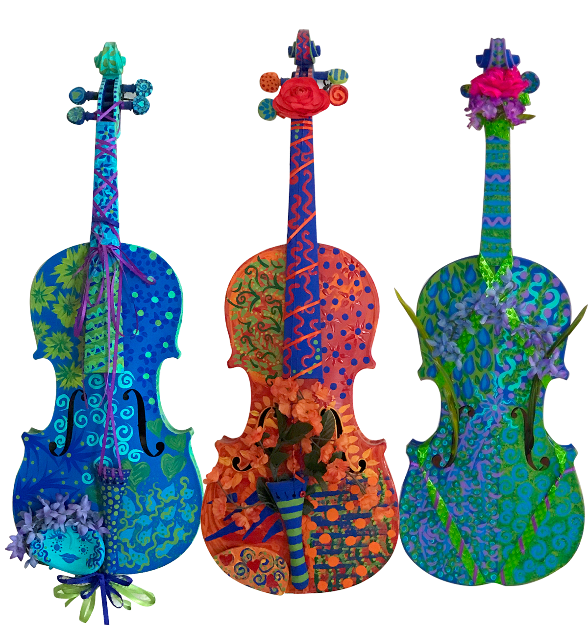 3 violins